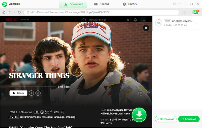 download netflix video