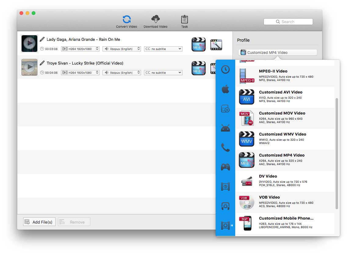 free vob file converter for mac