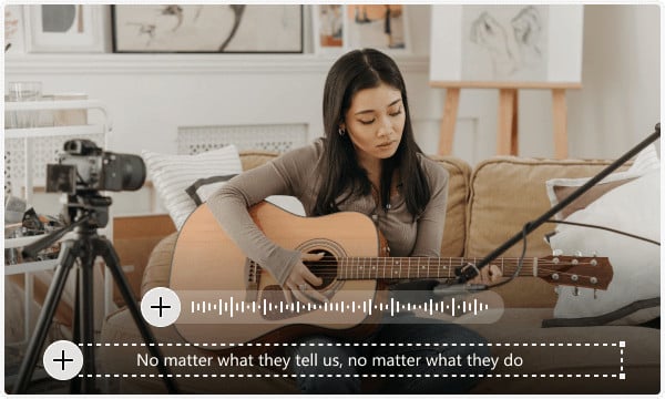 convert speech to subtiles and add it to video