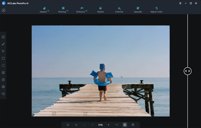 remove the watermark by AVCLabs PhotoPro AI