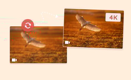 convert video to 4k