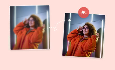 enhance blurry photos