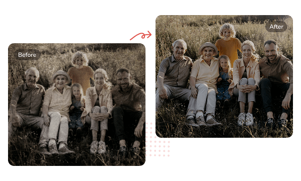 Increase Old Family Photo Quality to 4K