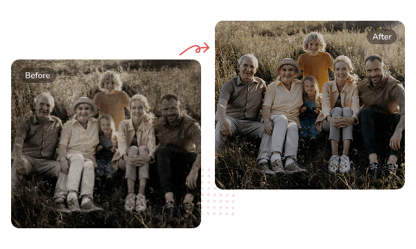 Increase Old Family Photo Quality to 4K