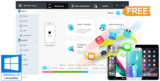 Syncios ios & android データ転送