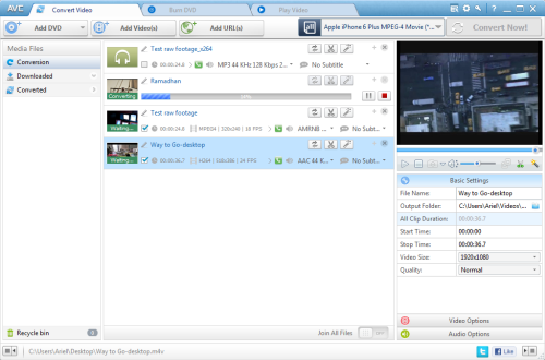 Screenshot for Any Video Converter Pro